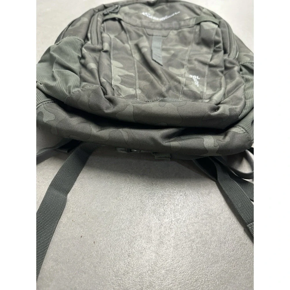 Eddie Bauer Jasper 30L Backpack Green Camo Laptop Hiking Travel Bag Clean
